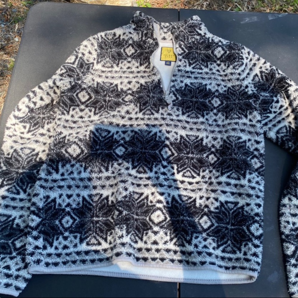 Quarter zip warm sweater